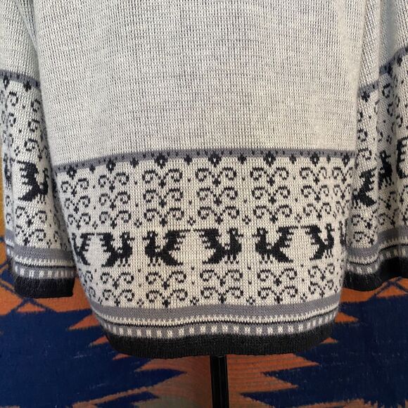 Vintage Billie Jo Winter Open Cardigan Sweater. S/M. USA. Early 80’s. Kimono. - Picture 6 of 13